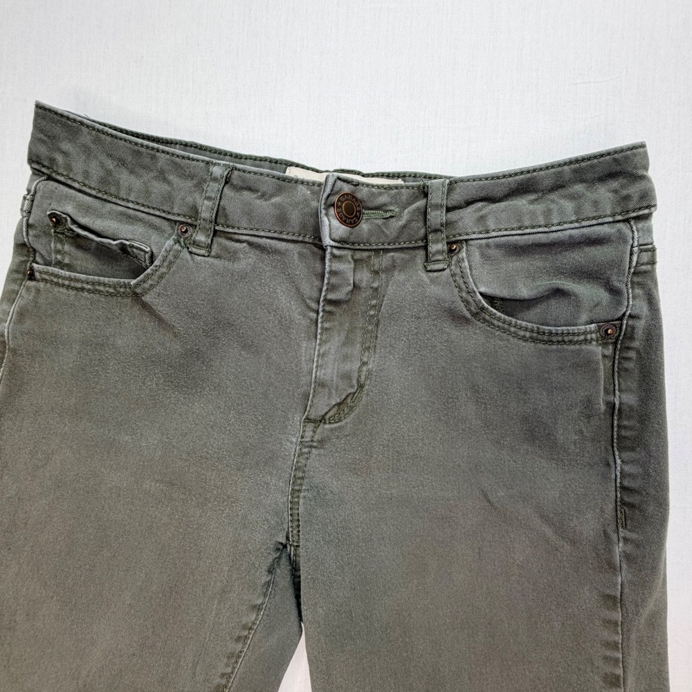 GARAGE High Waist Jeggings Women's‎ Size 5 Olive Green Stretch Skinny Pants